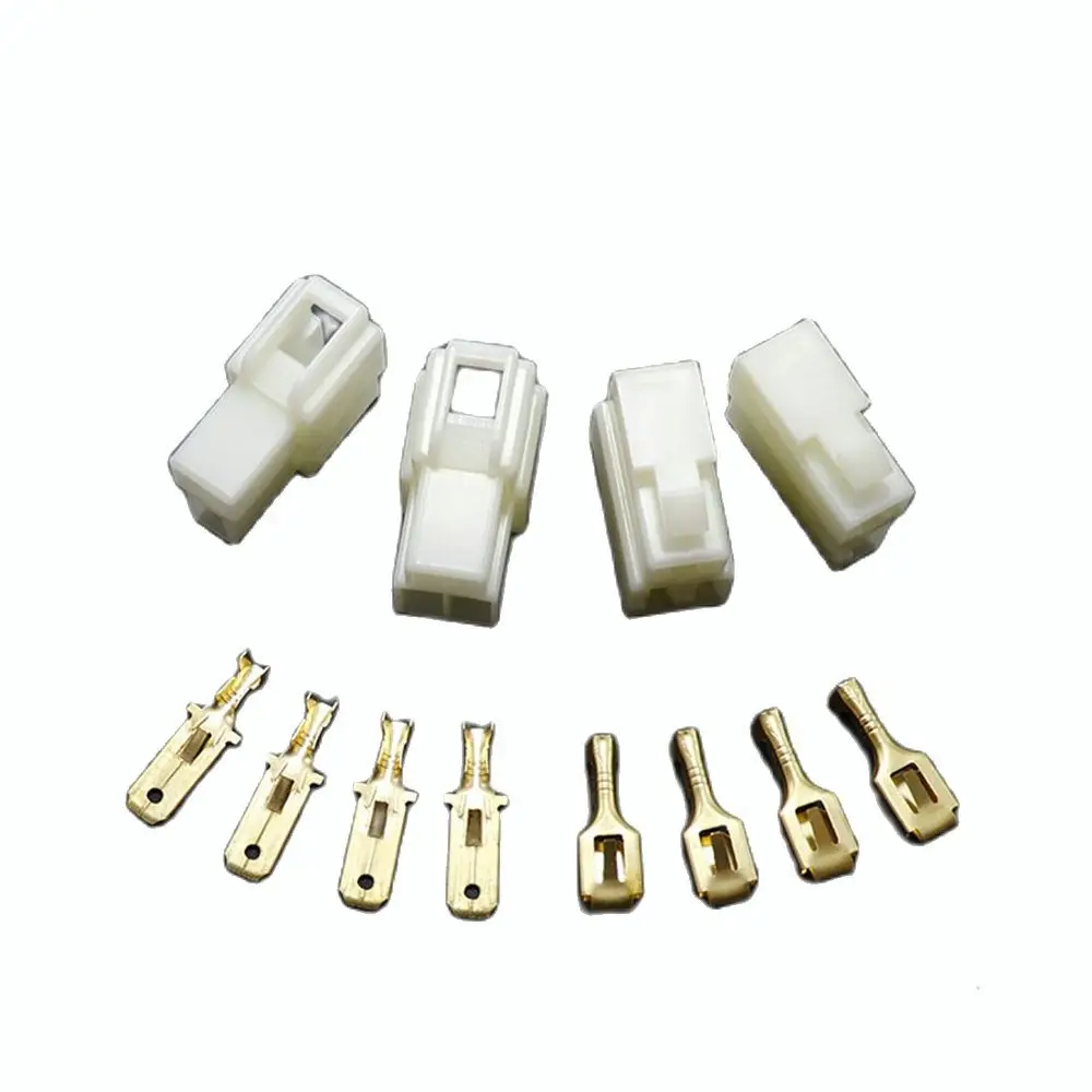 Automotive ConnectorsAutomotive Motorbike Electrical Plug & Socket Kit 6.3mm-1P-12P High Current Male to Female Connectors
Automotive ConnectorsAutomotive Motorbike Electrical Plug & Socket Kit 6.3mm-1P-12P High Current Male to Female Connectors