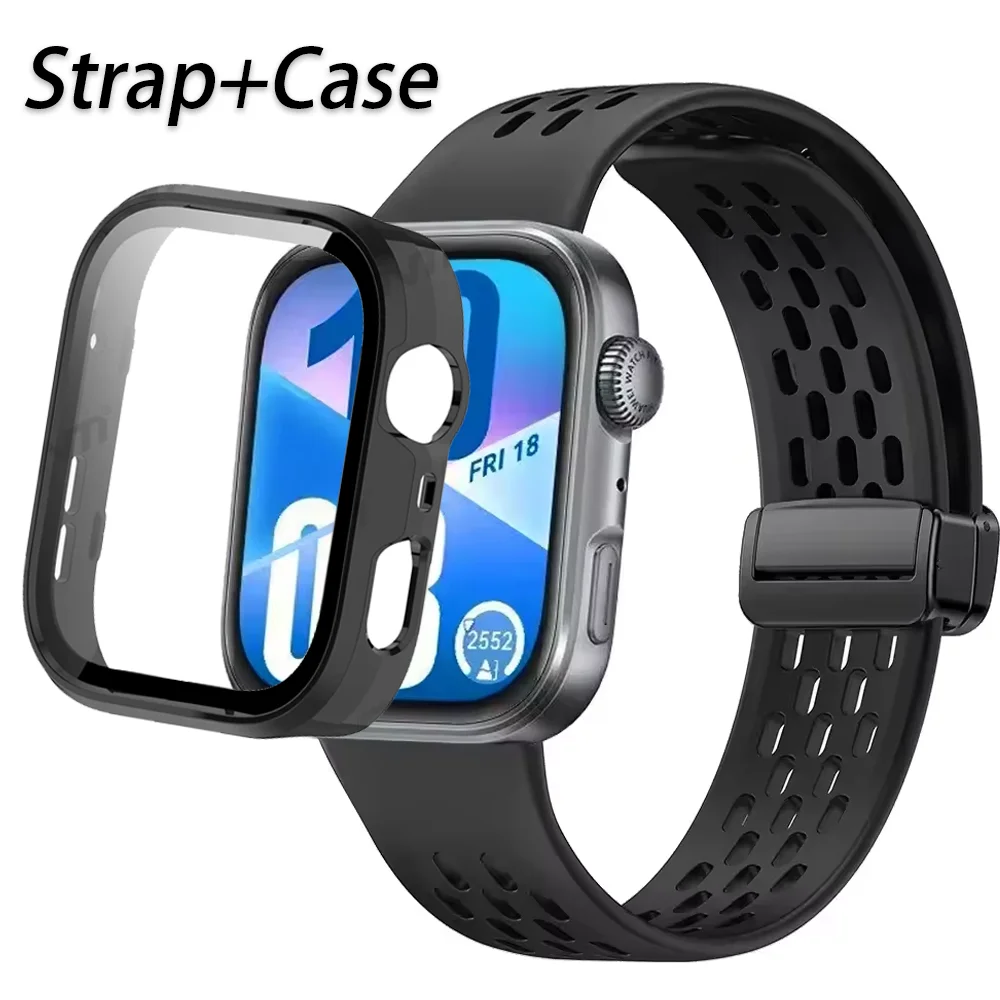Strap+Case Silicone Band for Huawei Watch Fit 4 Pro Fit 4 Comfortable Bracelet for Huawei Watch Fit 3 Breathable Correa PC Shell
Strap+Case Silicone Band for Huawei Watch Fit 4 Pro Fit 4 Comfortable Bracelet for Huawei Watch Fit 3 Breathable Correa PC Shell