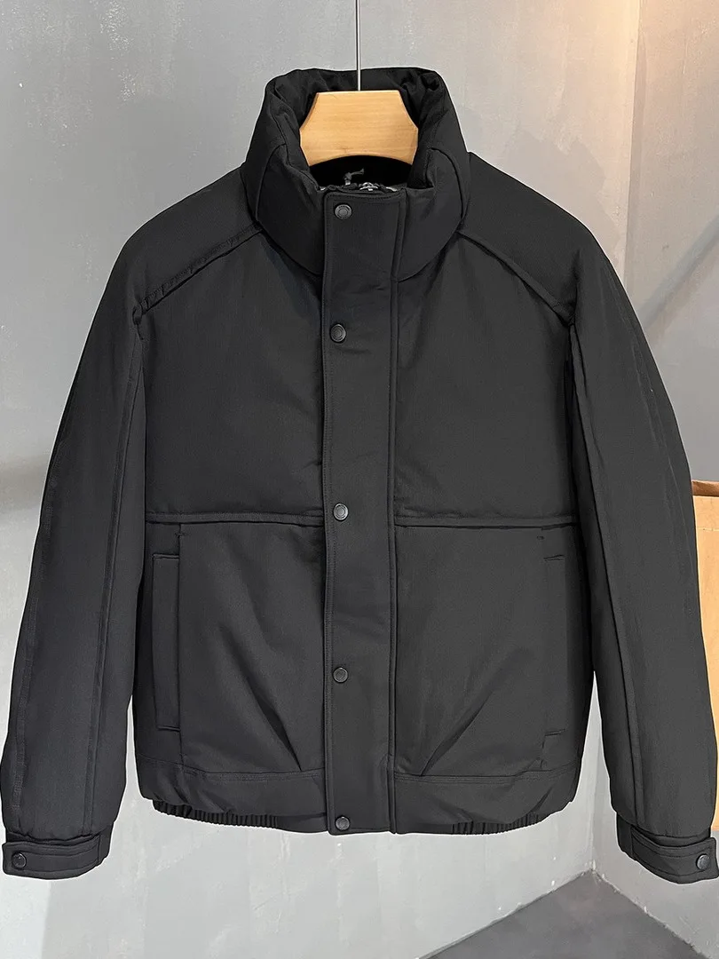 Мужская зимняя утепленная куртка из белого пуха с воротником-стойкой, повседневная, свободного кроя, теплая, на молнии
Мужская зимняя утепленная куртка из белого пуха с воротником-стойкой, повседневная, свободного кроя, теплая, на молнии