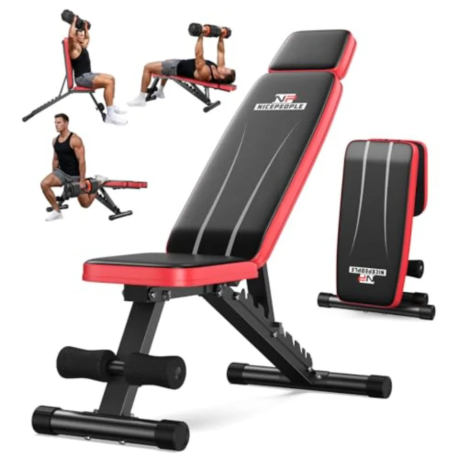 Adjustable Weight Bench up to 6.5'', Dual-Support Workout Bench and 10 Backrests for Chest Shoulders Arms for Home Gym, 660LBS
Adjustable Weight Bench up to 6.5'', Dual-Support Workout Bench and 10 Backrests for Chest Shoulders Arms for Home Gym, 660LBS