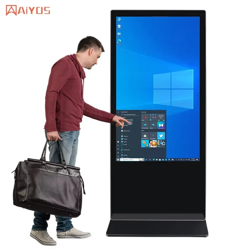 Indoor Touch Screen Lcd Advertising Totem Kiosk CMS Software Led Display 43 Inch Digital Signage 500nits Interactive Kiosk
Indoor Touch Screen Lcd Advertising Totem Kiosk CMS Software Led Display 43 Inch Digital Signage 500nits Interactive Kiosk