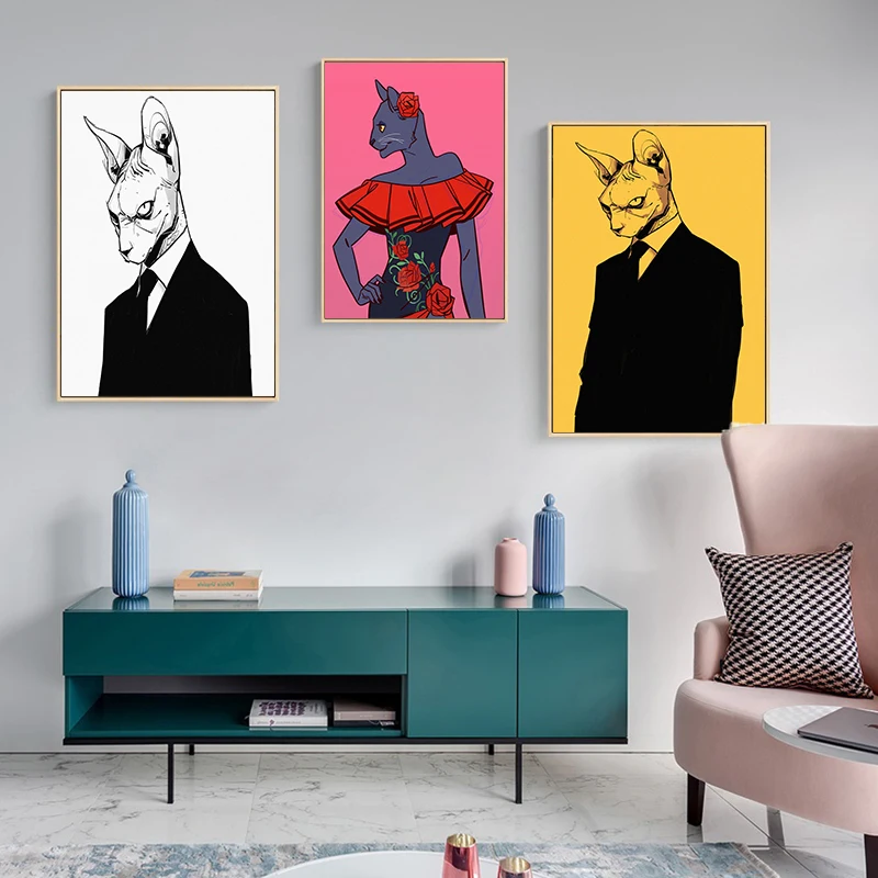 3pcs Modern Abstract Floral Animal Head Canvas Poster Picture Art Wall Decoration Modern Living Room Room Home Decoration Print
3pcs Modern Abstract Floral Animal Head Canvas Poster Picture Art Wall Decoration Modern Living Room Room Home Decoration Print