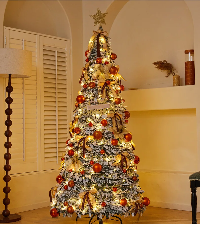 Folding Christmas tree encrypted flocking PVC decorative tree household 1.8 meters telescopic simulation tree
Folding Christmas tree encrypted flocking PVC decorative tree household 1.8 meters telescopic simulation tree