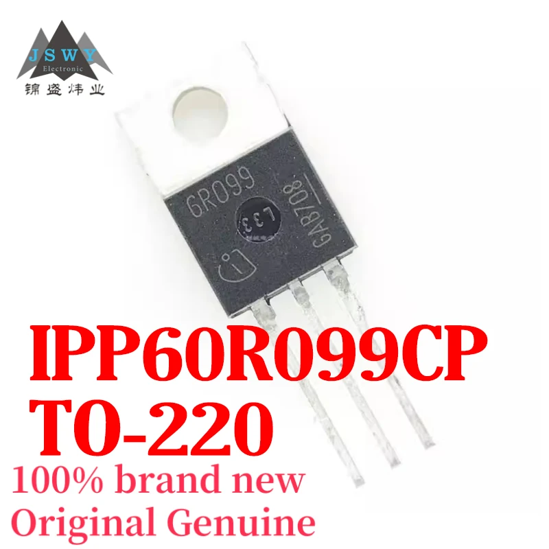 (5/50 pcs) IPP60R099CP IPP60R099 Silkscreen 60R099 TO-220 MOSFET Brand New Free Shipping
(5/50 pcs) IPP60R099CP IPP60R099 Silkscreen 60R099 TO-220 MOSFET Brand New Free Shipping