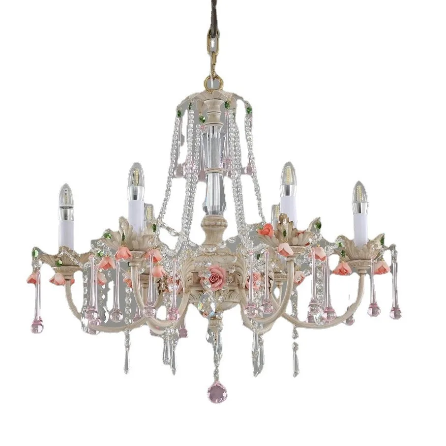 American retro flower chandelier light luxury restaurant light atmospheric luxury
American retro flower chandelier light luxury restaurant light atmospheric luxury