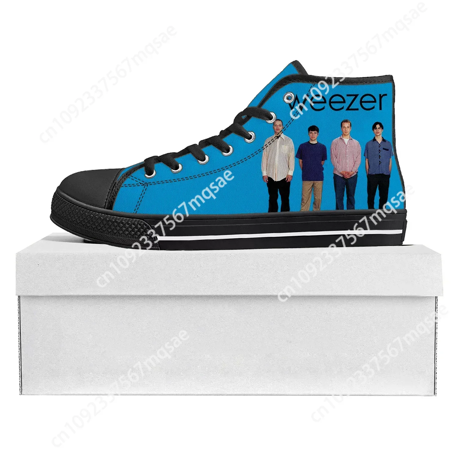 Weezer Pop Rock Band High Top High Quality Sneakers Mens Womens Teenager Canvas Sneaker Casual Couple Shoes Custom Shoe Black
Weezer Pop Rock Band High Top High Quality Sneakers Mens Womens Teenager Canvas Sneaker Casual Couple Shoes Custom Shoe Black