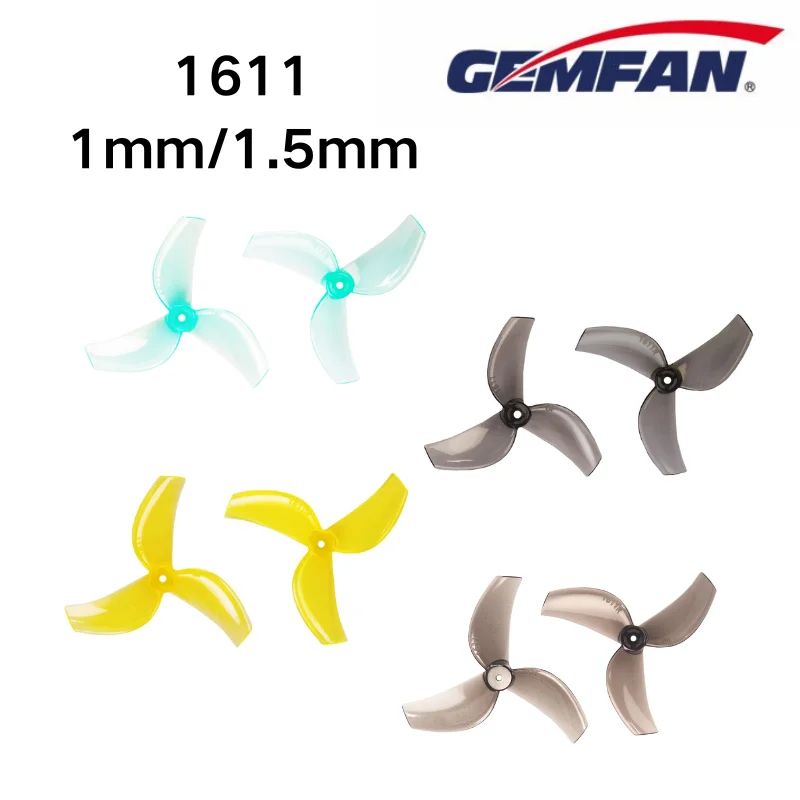 1611 Prop Gemfan 3-лопастной пропеллер для Tiny Whoop Mobula6 1,5 мм 1 мм Монтажная втулка Pavo Femto 2-дюймовые высокоскоростные детали для дронов 8 пар
1611 Prop Gemfan 3-лопастной пропеллер для Tiny Whoop Mobula6 1,5 мм 1 мм Монтажная втулка Pavo Femto 2-дюймовые высокоскоростные детали для дронов 8 пар