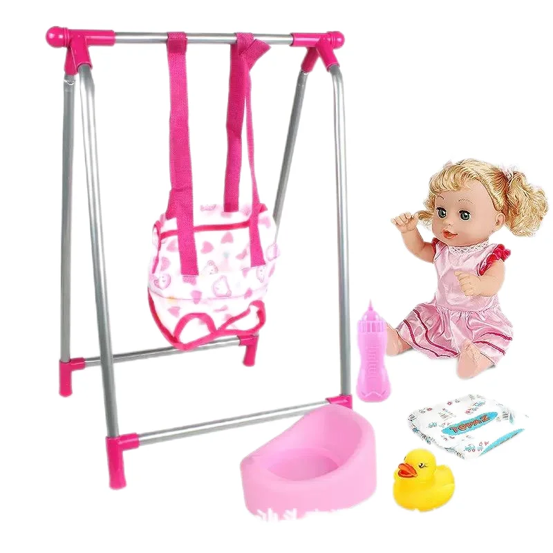 Baby Doll Swing Toy Set Kids Toys 12 Inch Girls Dolls With Sound Newborn Disposable Diaper Accessories For Child DIY Game Gifts
Baby Doll Swing Toy Set Kids Toys 12 Inch Girls Dolls With Sound Newborn Disposable Diaper Accessories For Child DIY Game Gifts