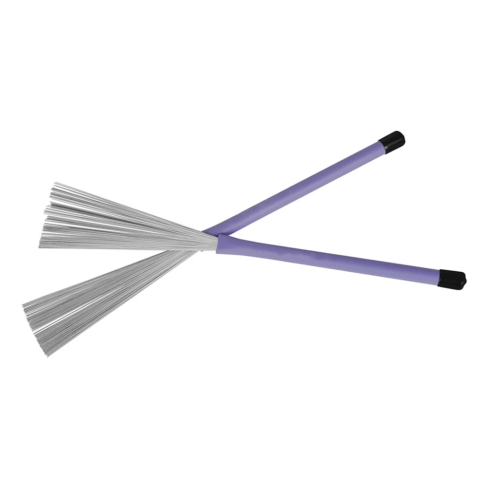 1 Pair AN-24 Purple Retractable Steel Wire Drum Brushes for Jazz Drums Professional Percussion Accessories Strong Handle
1 Pair AN-24 Purple Retractable Steel Wire Drum Brushes for Jazz Drums Professional Percussion Accessories Strong Handle