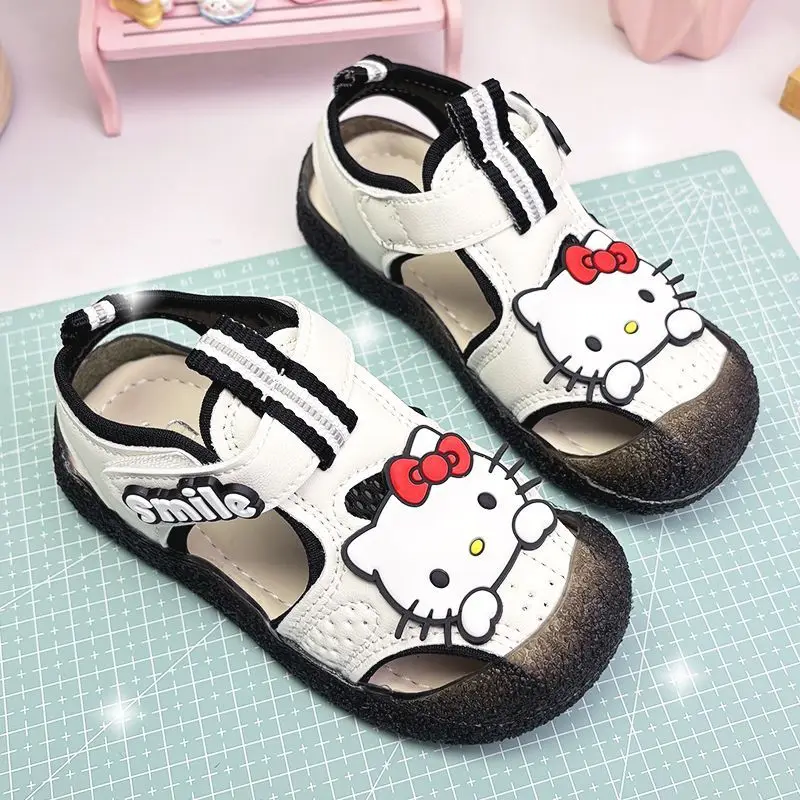 Sanrio Hello Kitty Sandals Princess Shoes Little Girl Summer Be Non-Slip Soft Bottom Comfortable Legal Copy Let In Air Kawalii
Sanrio Hello Kitty Sandals Princess Shoes Little Girl Summer Be Non-Slip Soft Bottom Comfortable Legal Copy Let In Air Kawalii