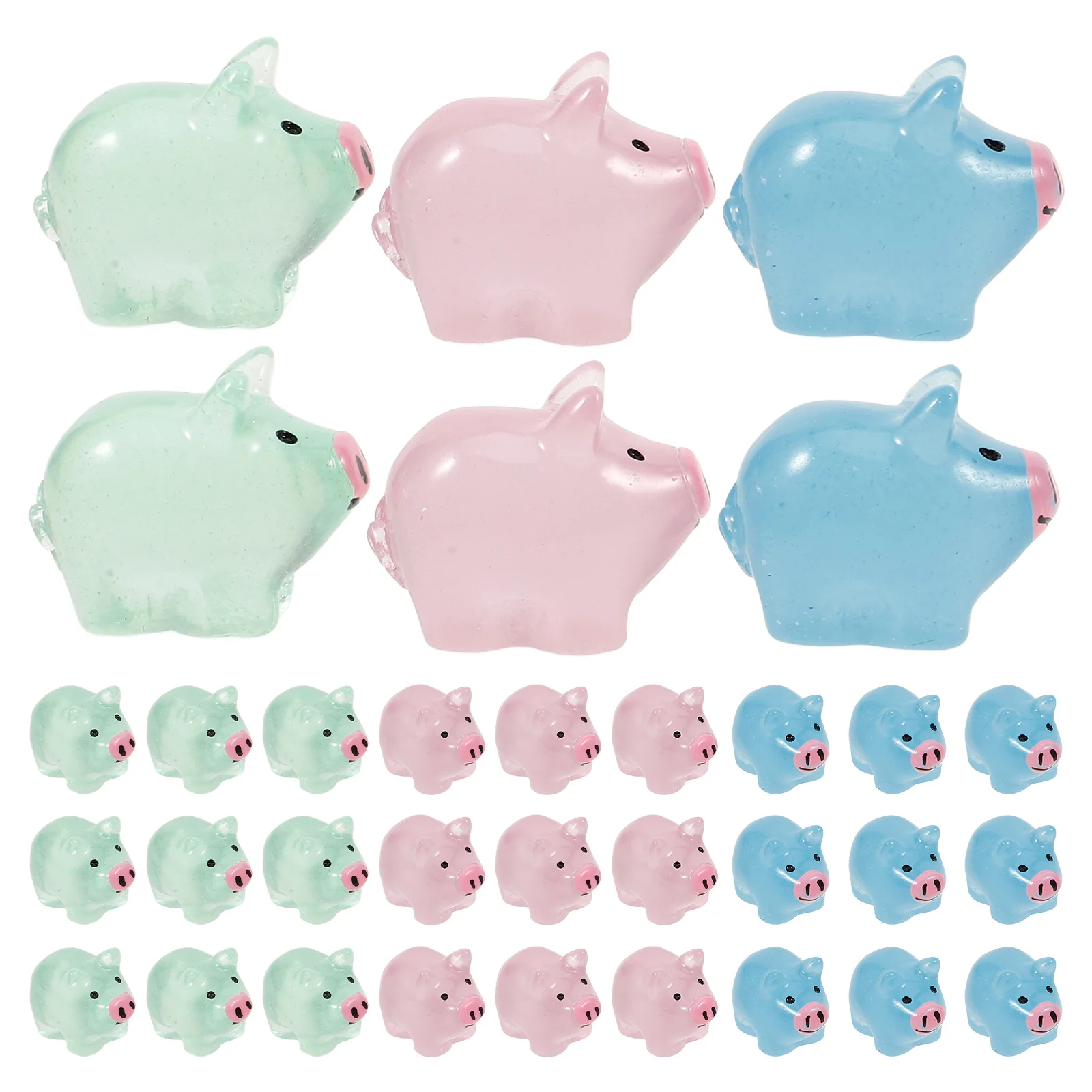 50 Pcs Piggy Ornament Micro Landscape Statue Resin Animal Miniature Tiny Figures Garden Decor Decoration Figurines
50 Pcs Piggy Ornament Micro Landscape Statue Resin Animal Miniature Tiny Figures Garden Decor Decoration Figurines