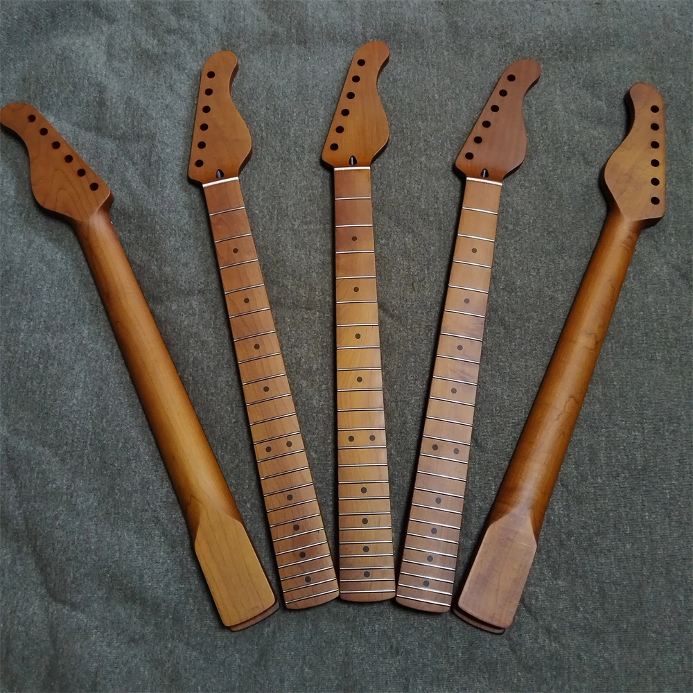 22 Frets Roasted Maple Electric Guitar Neck 9.5 Inch Maple Fingerboard Dots Truss Rod Guitar Parts Accessories
22 Frets Roasted Maple Electric Guitar Neck 9.5 Inch Maple Fingerboard Dots Truss Rod Guitar Parts Accessories