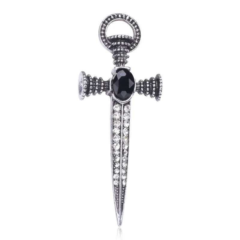 Vintage Sword Cross Brooch Male Punk Style Metal Pin Party Event Holiday Jewelry Men's Clothing Bag Accessories
Vintage Sword Cross Brooch Male Punk Style Metal Pin Party Event Holiday Jewelry Men's Clothing Bag Accessories