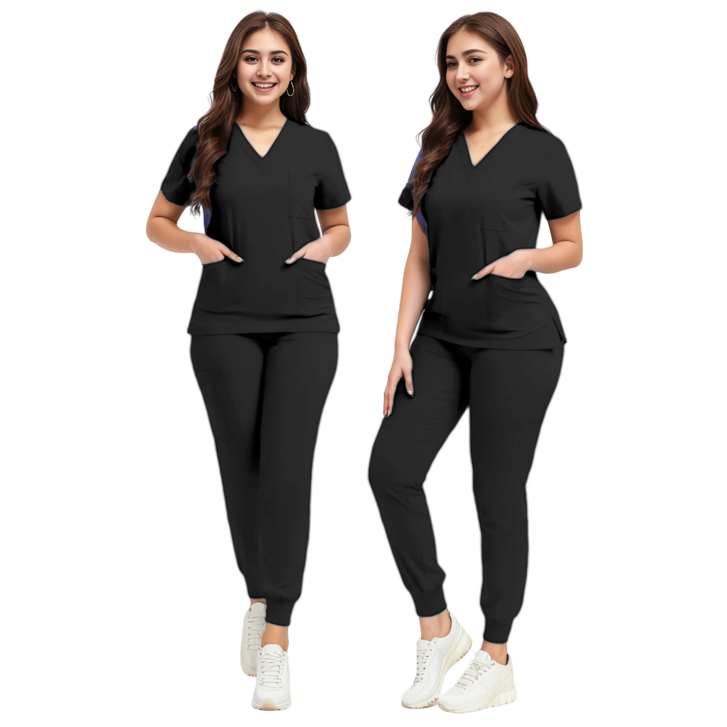 Unisex Nurses Scrubs Sets Quick Dry Short Sleeve for Clinic Beauty Salon Spa
Unisex Nurses Scrubs Sets Quick Dry Short Sleeve for Clinic Beauty Salon Spa