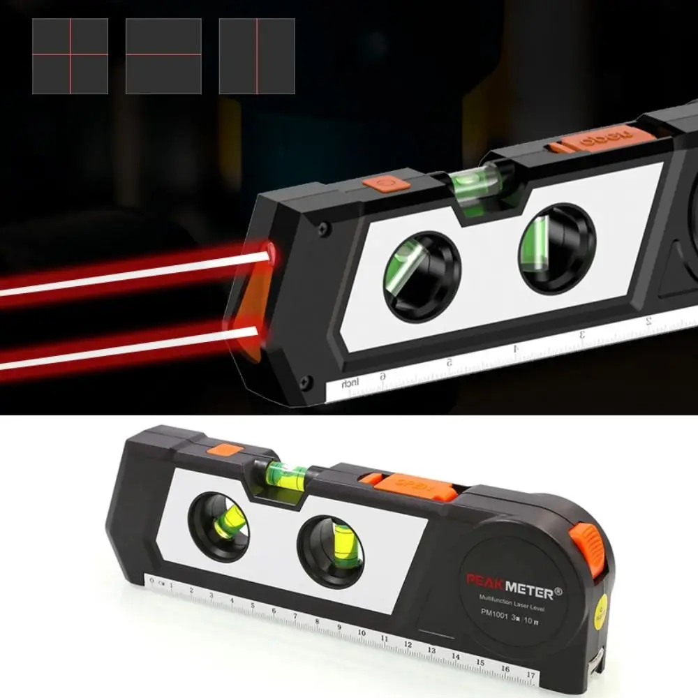 4 in 1 Laser Level Meter Vertical Horizontal High Precision Measuring Laser Ruler Multifunction Aluminum Alloy
4 in 1 Laser Level Meter Vertical Horizontal High Precision Measuring Laser Ruler Multifunction Aluminum Alloy