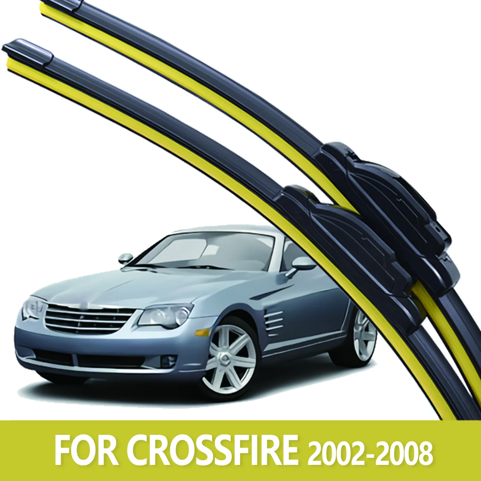 Windshield Wiper Blades For Chrysler Crossfire 2002-2008 2PCS Windshield Cleaning Car Accessories
Windshield Wiper Blades For Chrysler Crossfire 2002-2008 2PCS Windshield Cleaning Car Accessories