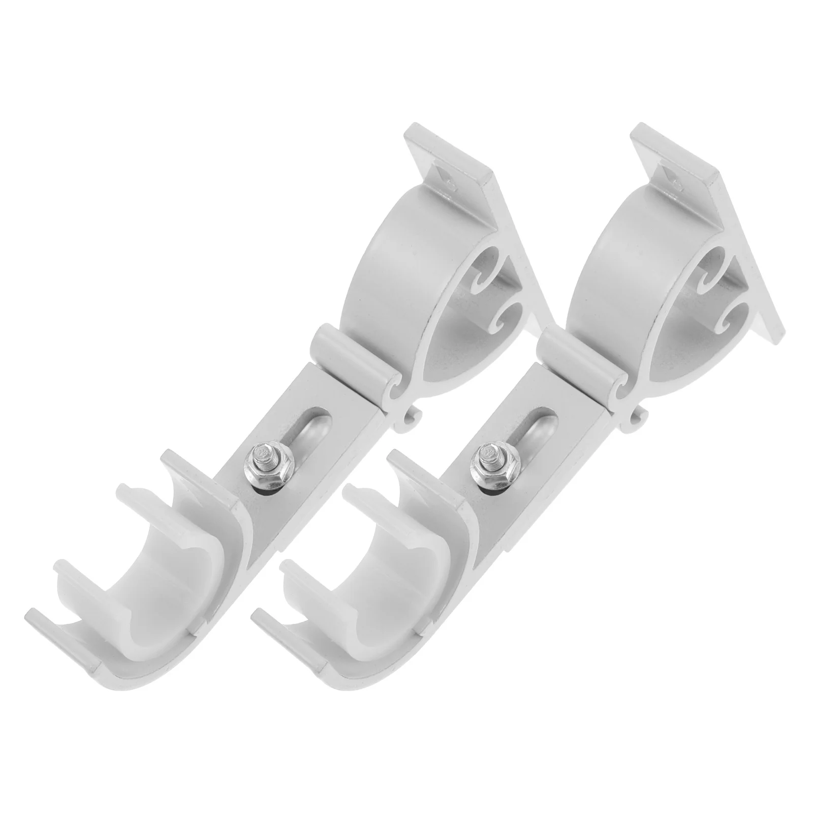 2pcs Heavy Duty Curtain Rod Brackets Wall Mounting Adjustable Double Rod Holders No Drill Window Drapery Hardware
2pcs Heavy Duty Curtain Rod Brackets Wall Mounting Adjustable Double Rod Holders No Drill Window Drapery Hardware