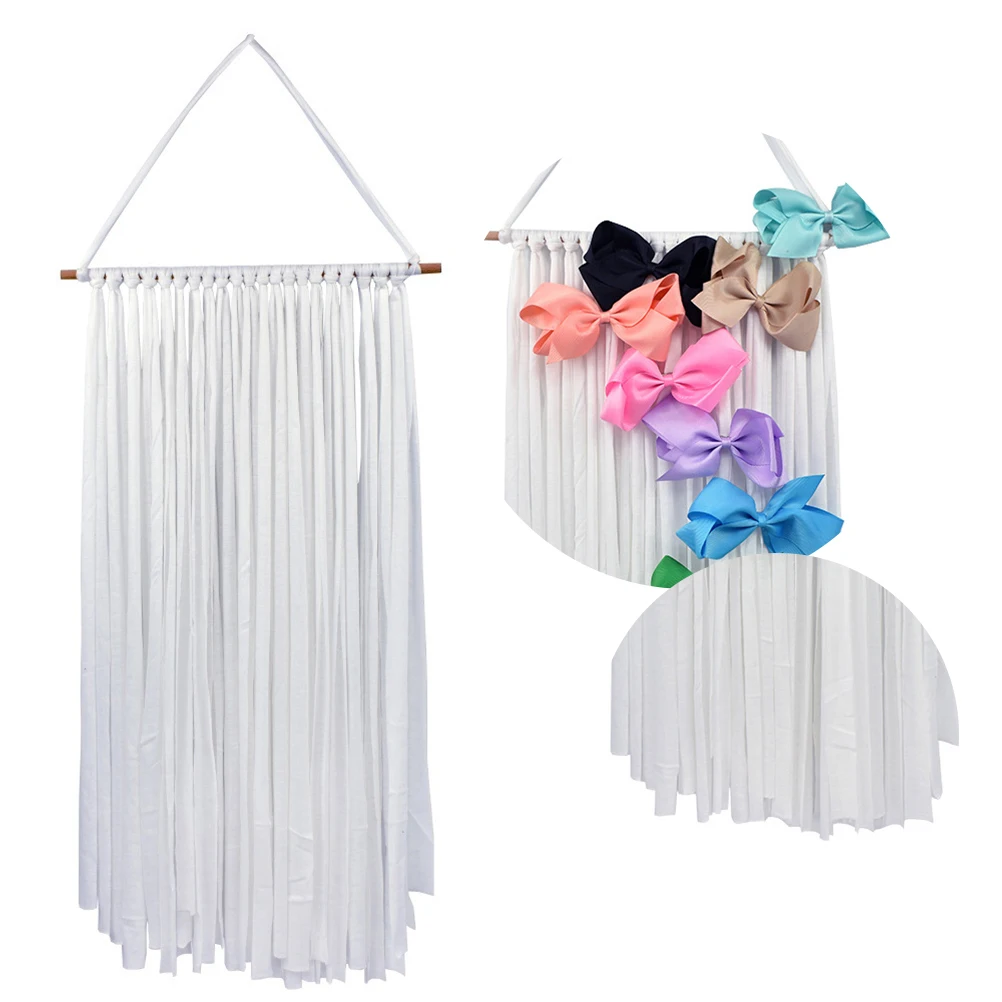 Hair Clips Holder Fringe Hairpins Storage Belt Barrette Organizer Hair Bows Hanger Kids Room Decoration Wall Hanging White
Hair Clips Holder Fringe Hairpins Storage Belt Barrette Organizer Hair Bows Hanger Kids Room Decoration Wall Hanging White