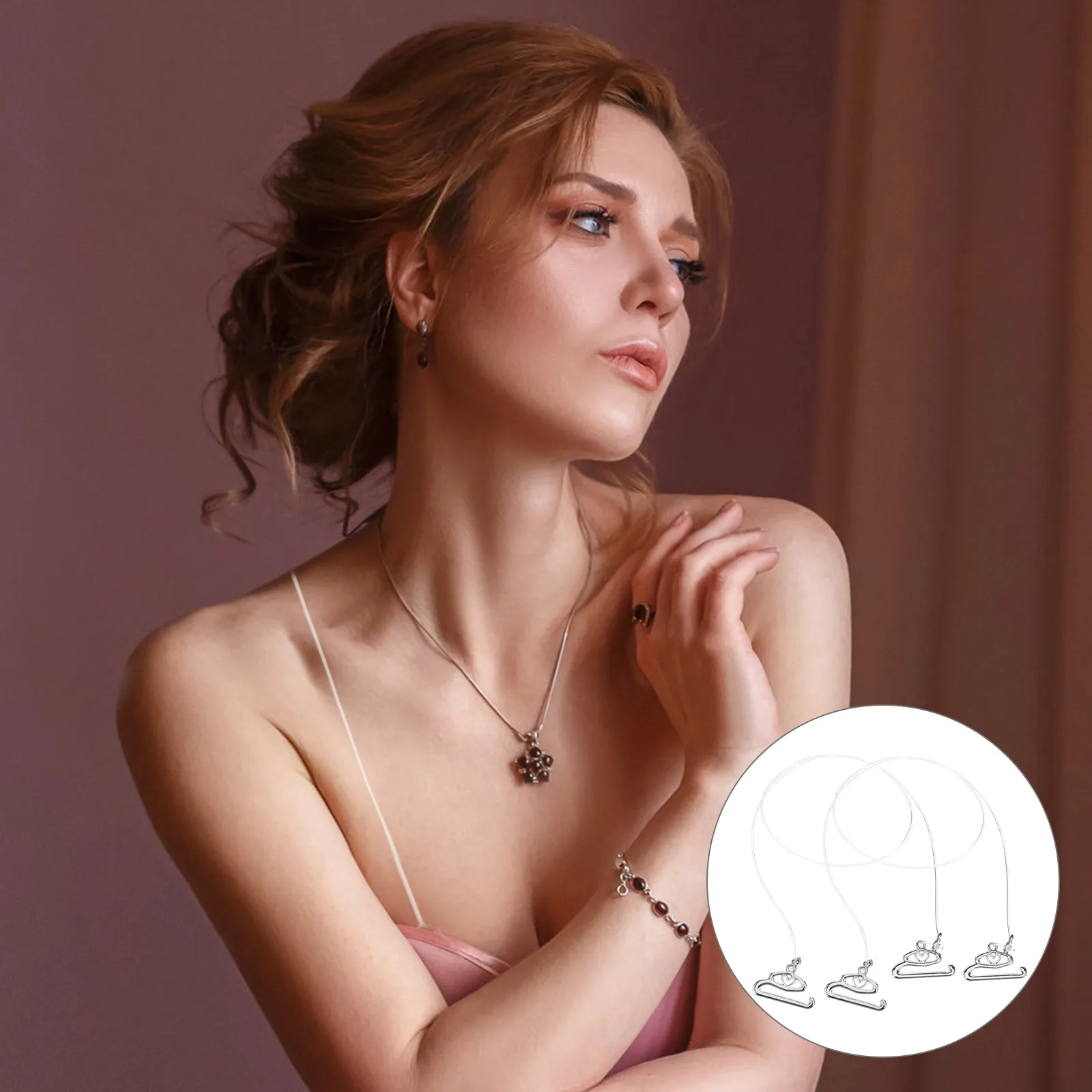16pcs Ultra Thin Transparent Bra Straps Non Slip Silicone Shoulder Bands for Strapless Dresses Clear Invisible Women Bras
16pcs Ultra Thin Transparent Bra Straps Non Slip Silicone Shoulder Bands for Strapless Dresses Clear Invisible Women Bras