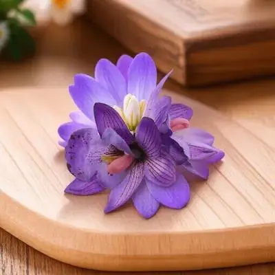 Flower Hairpins Decorative Accessories Women Wedding Bridal Mini Flowers Purple chid Toddler Clips Barrettes Clamps
Flower Hairpins Decorative Accessories Women Wedding Bridal Mini Flowers Purple chid Toddler Clips Barrettes Clamps