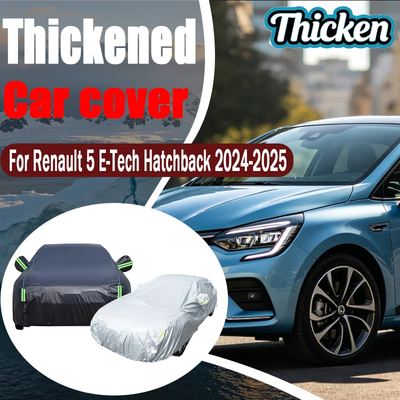 For Renault 5 E-Tech Hatchback 2024-2025 Full Car Cover Oxford Cloth, Outdoor Sun & UV Protection, Rain/Snow/Dust
For Renault 5 E-Tech Hatchback 2024-2025 Full Car Cover Oxford Cloth, Outdoor Sun & UV Protection, Rain/Snow/Dust
