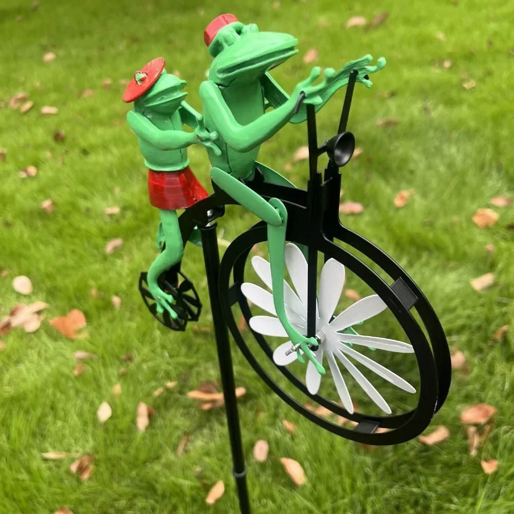 Metal Bicycle Wind Spinner Garden Statue Windmill Standing Vintage Frog Sculpture Animal Bike Decoration Outdoor Patio Yard Lawn
Metal Bicycle Wind Spinner Garden Statue Windmill Standing Vintage Frog Sculpture Animal Bike Decoration Outdoor Patio Yard Lawn