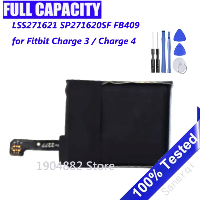 Аккумулятор LSS271621 SP271620SF FB409 емкостью 71 мАч для умных часов Fitbit Charge 3/Charge 4
Аккумулятор LSS271621 SP271620SF FB409 емкостью 71 мАч для умных часов Fitbit Charge 3/Charge 4