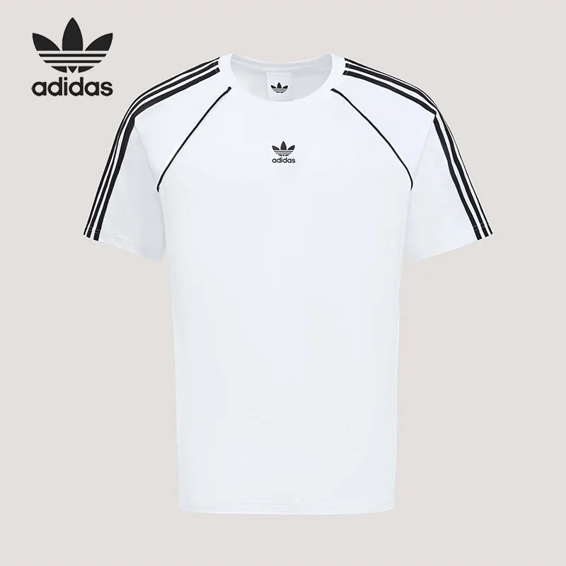 Adidas Clover Men's Simple Crew Neck Classic Striped Breathable T-Shirt KY2871
Adidas Clover Men's Simple Crew Neck Classic Striped Breathable T-Shirt KY2871