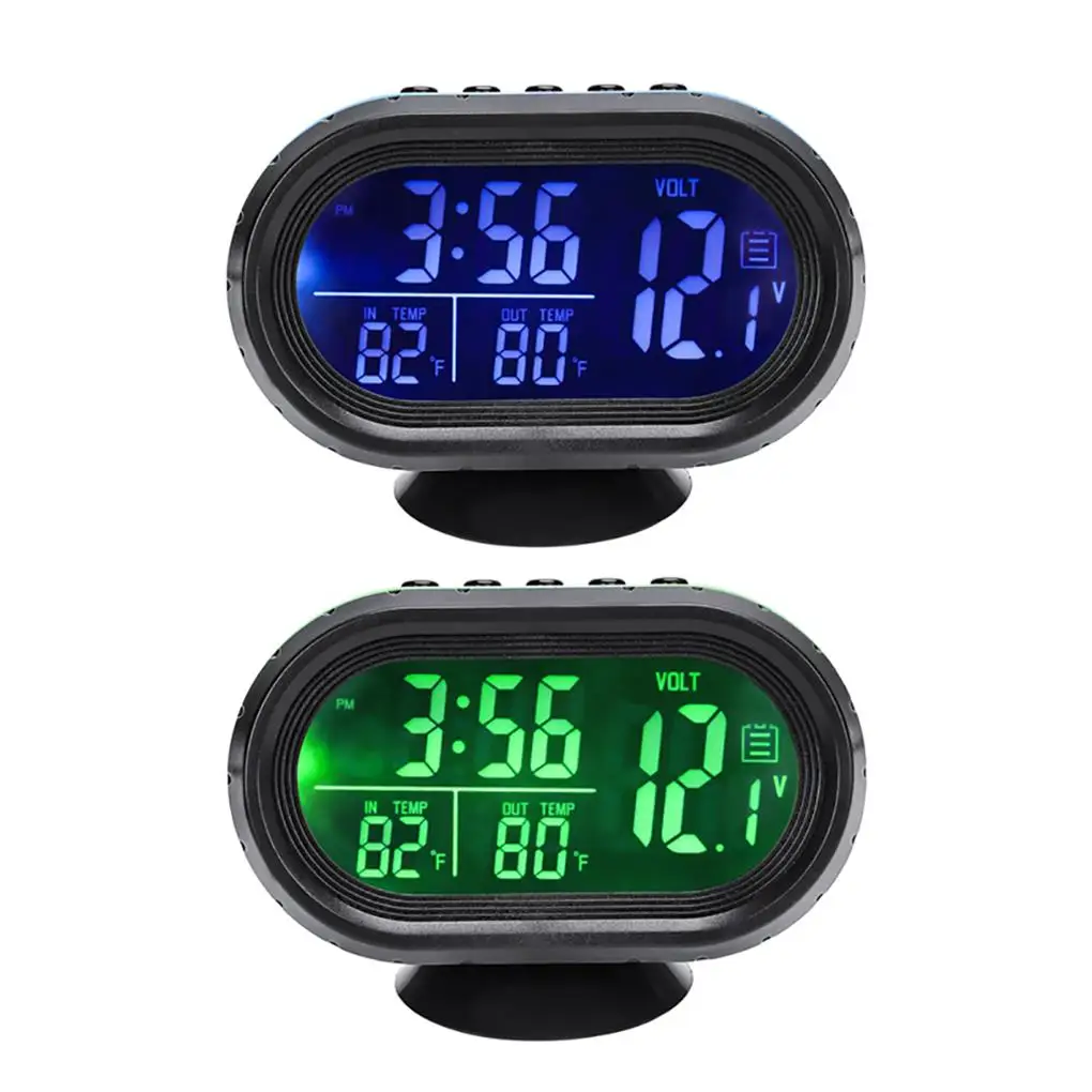 Digital Car Clock Thermometer Voltmeter Automobile LED Lighted Dual Temperature Gauge Voltmeter Voltage Tester
Digital Car Clock Thermometer Voltmeter Automobile LED Lighted Dual Temperature Gauge Voltmeter Voltage Tester