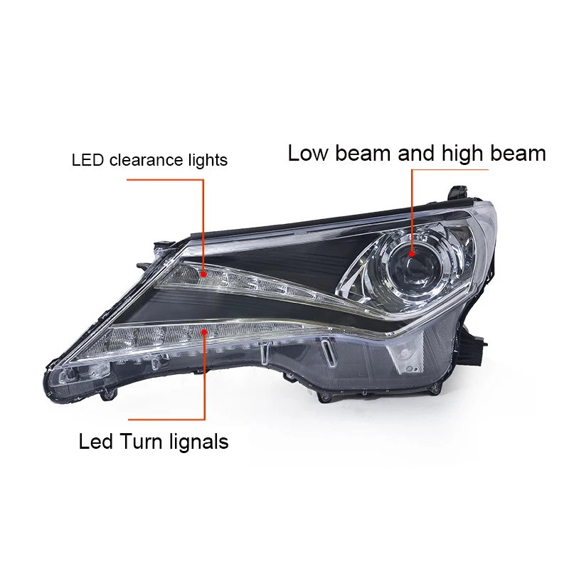 Стайлинг автомобиля для Toyota 2013-2015, новые светодиодные фары RAV4, RAV 4, светодиодные фары дальнего ближнего света, автомобильные аксессуары
Стайлинг автомобиля для Toyota 2013-2015, новые светодиодные фары RAV4, RAV 4, светодиодные фары дальнего ближнего света, автомобильные аксессуары