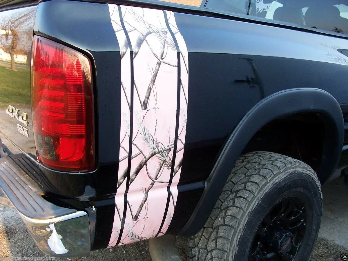 For x2 REAL TREE PINK Camo Bed stripe Stripes Fit Seira Ram F250 F150 F350 Off Road FX4
For x2 REAL TREE PINK Camo Bed stripe Stripes Fit Seira Ram F250 F150 F350 Off Road FX4