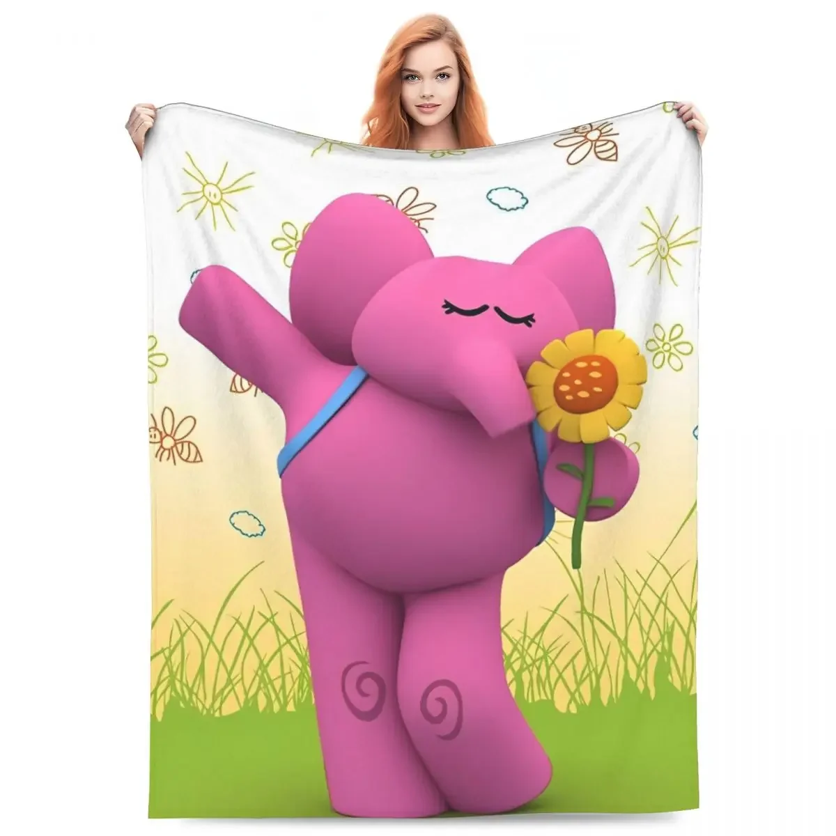 Cute Cartoon P-POCOYO Anime Printed Blanket Picnic Flannel Throw Blanket For Bedroom Warm Soft Custom DIY Quality Bedspread Gift
Cute Cartoon P-POCOYO Anime Printed Blanket Picnic Flannel Throw Blanket For Bedroom Warm Soft Custom DIY Quality Bedspread Gift
