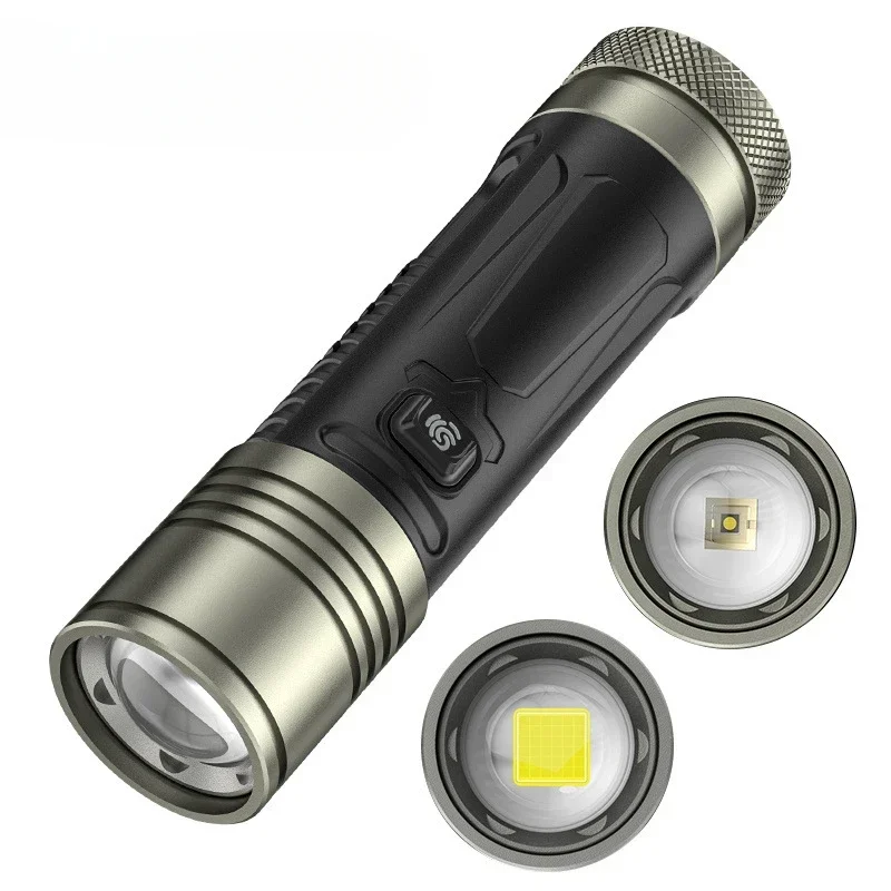 *XHP360 Strong Light Flashlight C-port Fast Charging Support Output Battery Display Screen White Laser Long Range Flashlight
*XHP360 Strong Light Flashlight C-port Fast Charging Support Output Battery Display Screen White Laser Long Range Flashlight