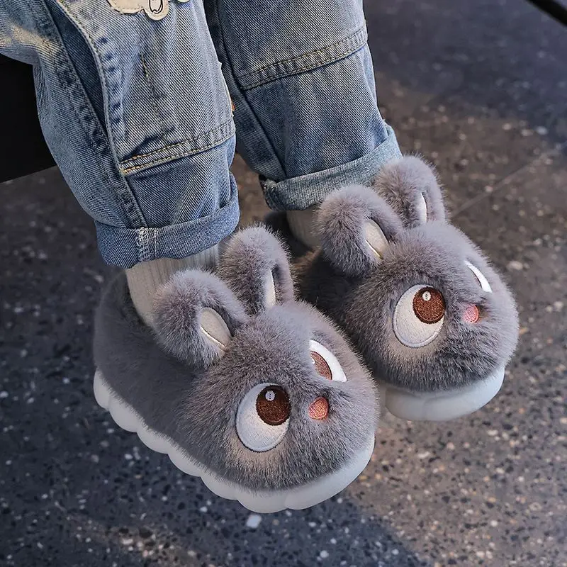 Kids Winter Warm Plush Slippers Non Slip Closed Back Cotton House Shoes for Boys Girls Indoor Cozy Home Use
Kids Winter Warm Plush Slippers Non Slip Closed Back Cotton House Shoes for Boys Girls Indoor Cozy Home Use