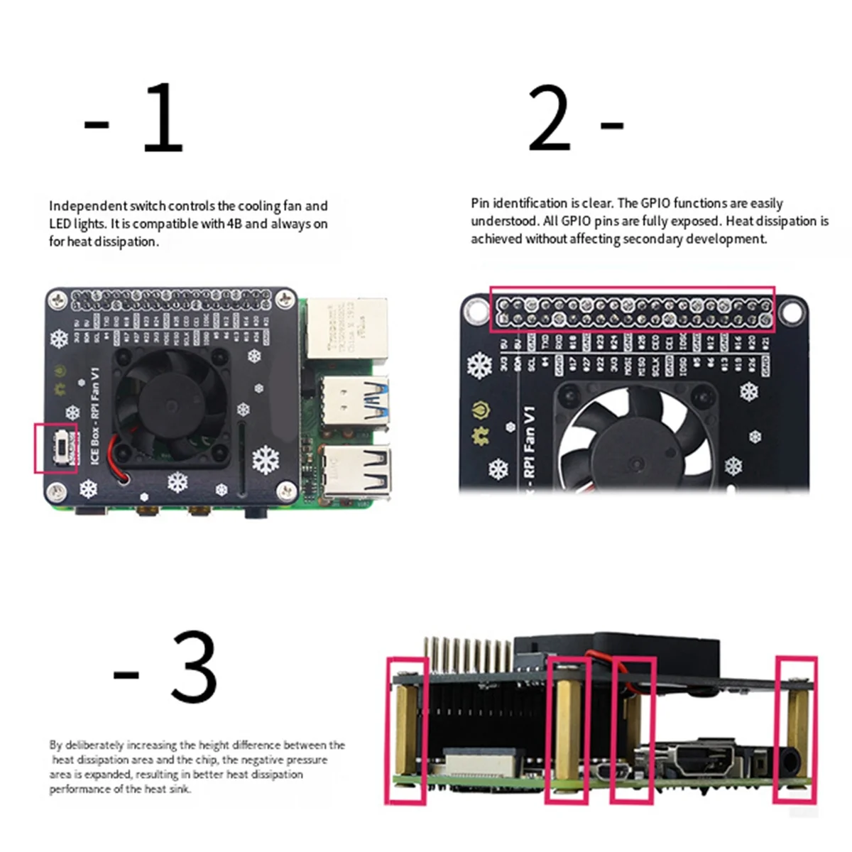 New 3C-Single Cooling Fan for Model B GPIO Extension Board for 4B, 3B+
New 3C-Single Cooling Fan for Model B GPIO Extension Board for 4B, 3B+