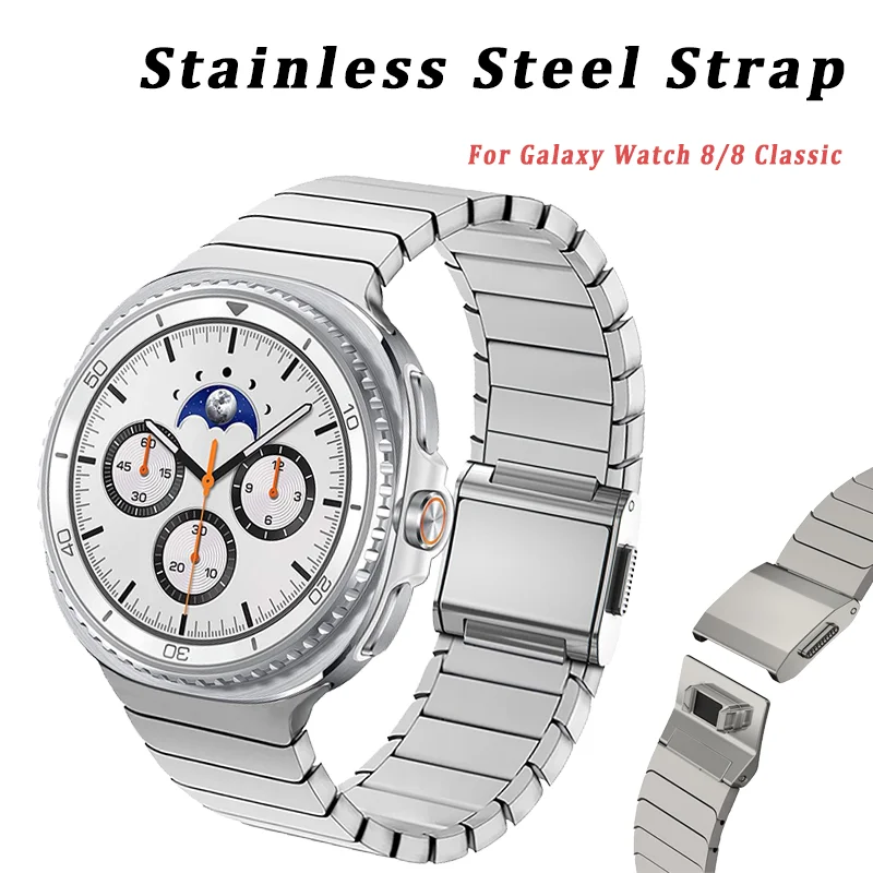 Magnetic Metal Strap for Samsung Galaxy Watch 8 Classic 46mm Stainless Steel Band for Galaxy Watch 8 40mm 44mm
Magnetic Metal Strap for Samsung Galaxy Watch 8 Classic 46mm Stainless Steel Band for Galaxy Watch 8 40mm 44mm