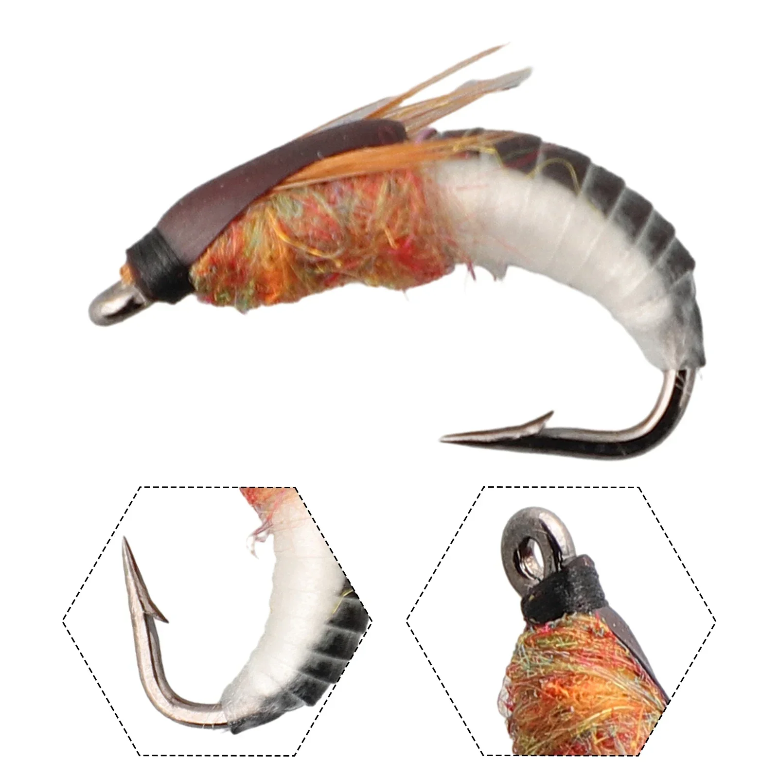 Realistic Fly Fishing Fly Hook Artificial Insect Baits For Trout Fishing Nymph Bait Lure Worm Lure Fishing Accessories
Realistic Fly Fishing Fly Hook Artificial Insect Baits For Trout Fishing Nymph Bait Lure Worm Lure Fishing Accessories