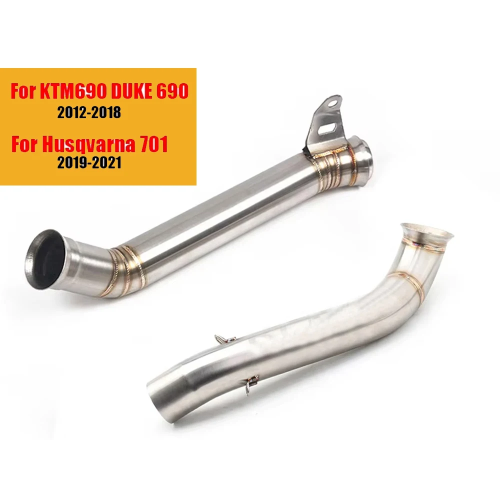For Duke 690 Middle Pipe Motorcycle Pipe Exhaust Pipe Connect Pipe Slip-On 2013-2020
For Duke 690 Middle Pipe Motorcycle Pipe Exhaust Pipe Connect Pipe Slip-On 2013-2020