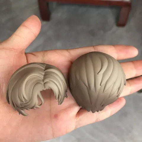 OB11 Doll Hair DIY Accessories Replacement Hair Toys for Gsc Head Shell 1/12BJD Doll Doll Accessories