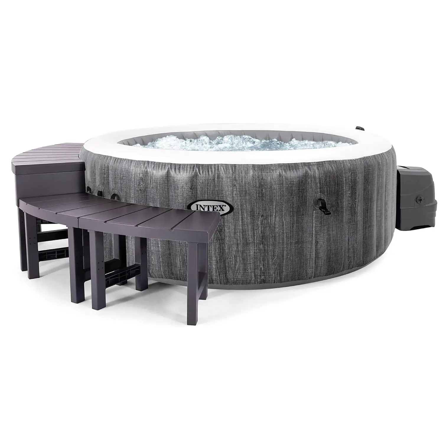 28439EP PureSpa Plus Greywood Portable Inflatable Bubble Hot Tub Jet Spa with 2 Medium and 2 Tall PureSpa Accessories, Custom
28439EP PureSpa Plus Greywood Portable Inflatable Bubble Hot Tub Jet Spa with 2 Medium and 2 Tall PureSpa Accessories, Custom