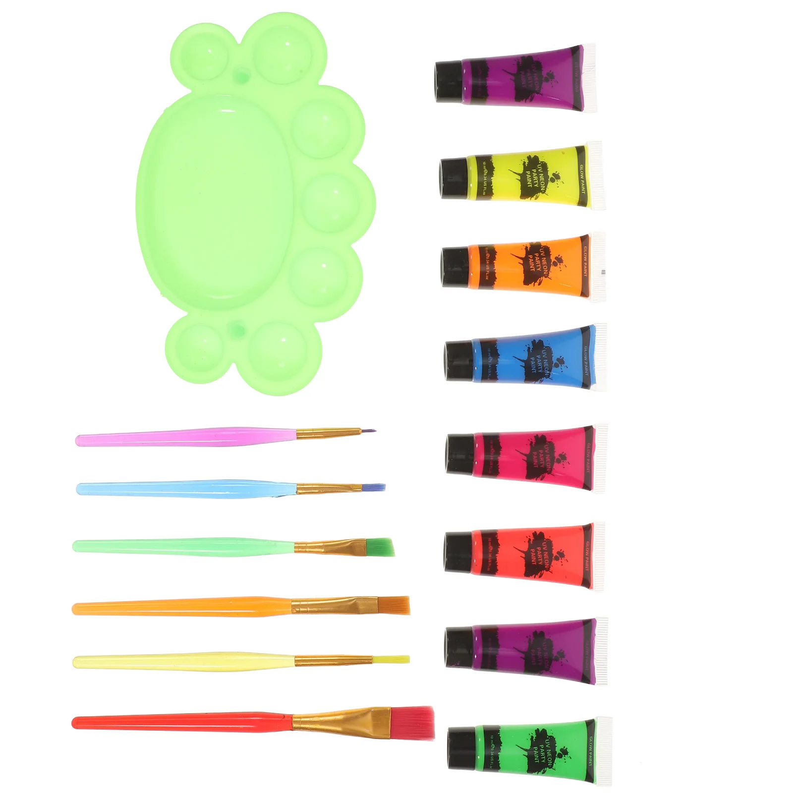 8 Colors 10ML Body Face Paint Kit Neon Glow Blacklight Fluorescent Safe Long Lasting Washable Halloween Party
8 Colors 10ML Body Face Paint Kit Neon Glow Blacklight Fluorescent Safe Long Lasting Washable Halloween Party