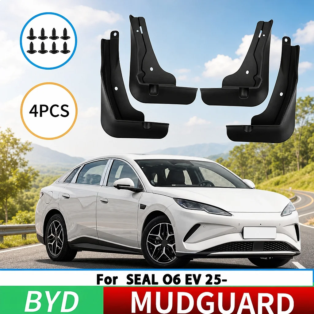 Suitable for BYD Seal 06 EV 2025 Mudguards Front Rear Splash Guards Car Accessories
Suitable for BYD Seal 06 EV 2025 Mudguards Front Rear Splash Guards Car Accessories