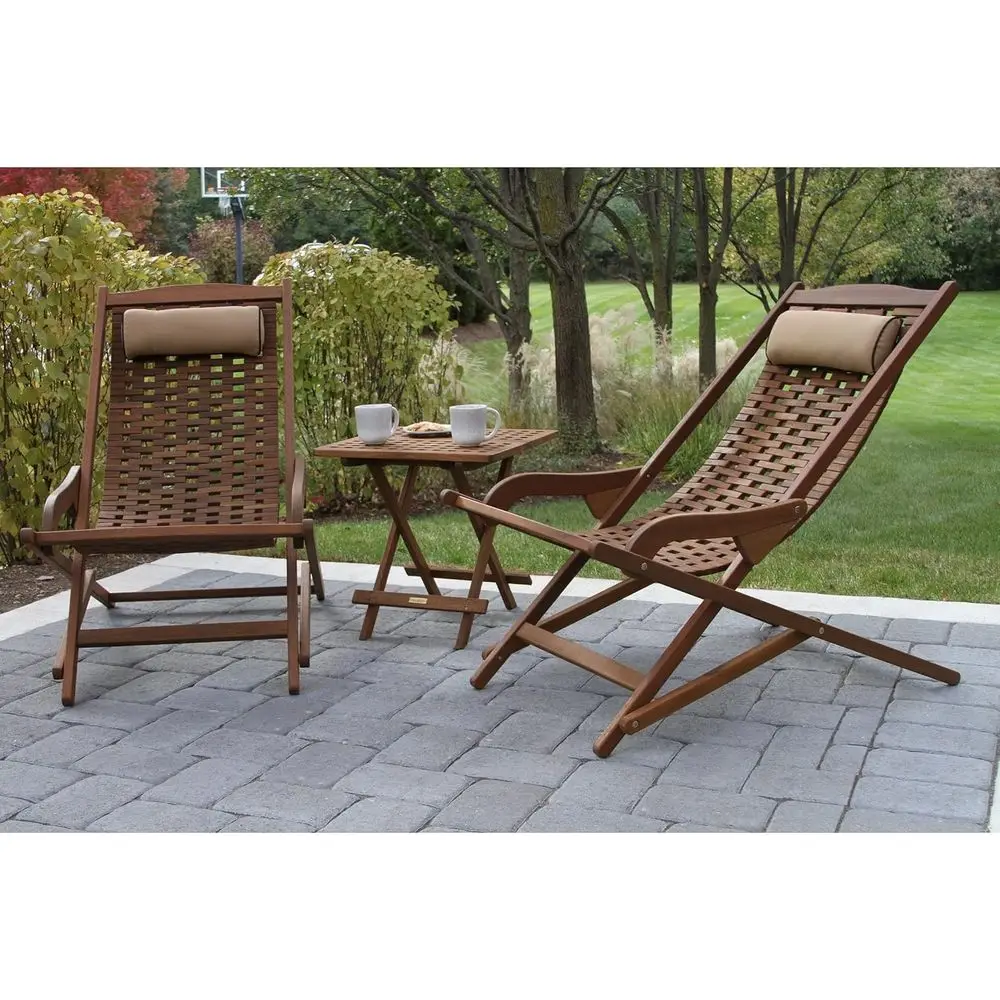 Elegant 3-Piece Eucalyptus Swing Lounge Set with Brown Accent Table and Eclectic Chairs
Elegant 3-Piece Eucalyptus Swing Lounge Set with Brown Accent Table and Eclectic Chairs