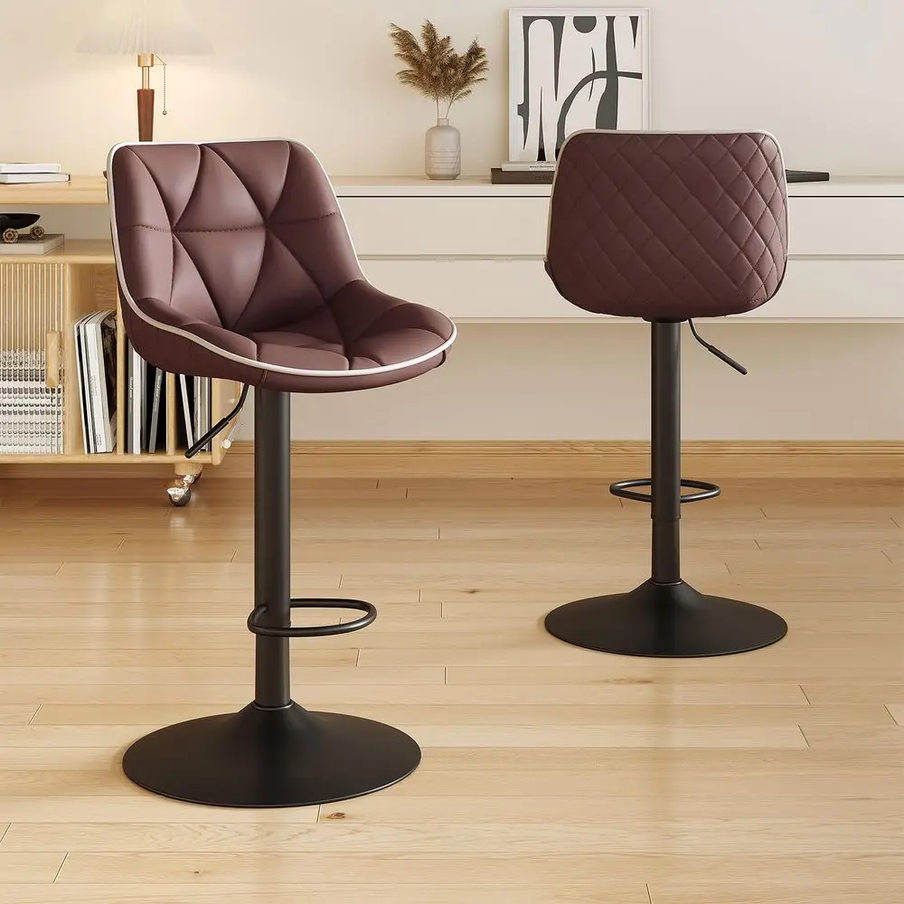 Bar Stools Set of 2, Adjustable Swivel Counter Height Bar Stools with Back, Armless Modern Barstools for Kitchen Island amp Hom
Bar Stools Set of 2, Adjustable Swivel Counter Height Bar Stools with Back, Armless Modern Barstools for Kitchen Island amp Hom