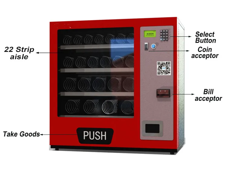 2023 New Design Mini Vending Machine Snack Vending Machine Multifunction Vending Machine
2023 New Design Mini Vending Machine Snack Vending Machine Multifunction Vending Machine