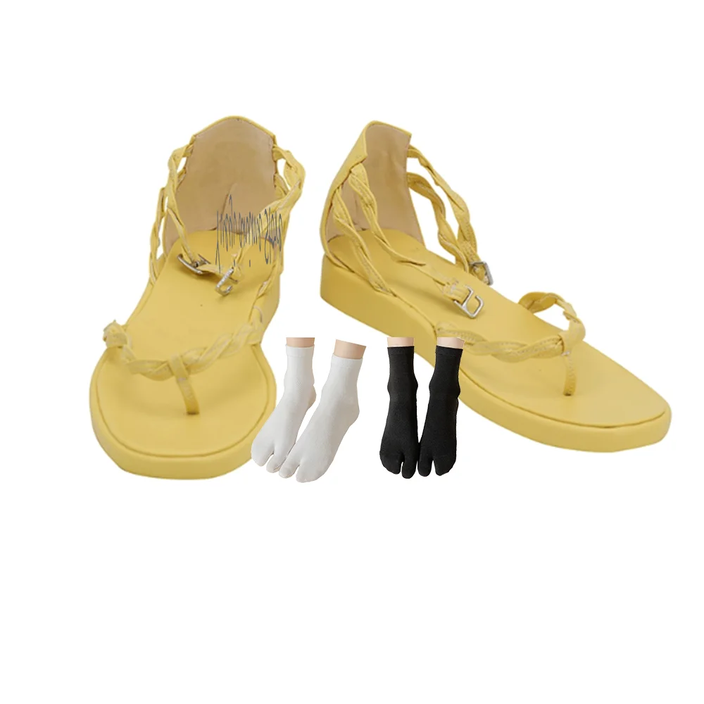 Captain Hitsugaya Toshiro Cosplay Shoes - Custom-Made Golden Sandals
Captain Hitsugaya Toshiro Cosplay Shoes - Custom-Made Golden Sandals