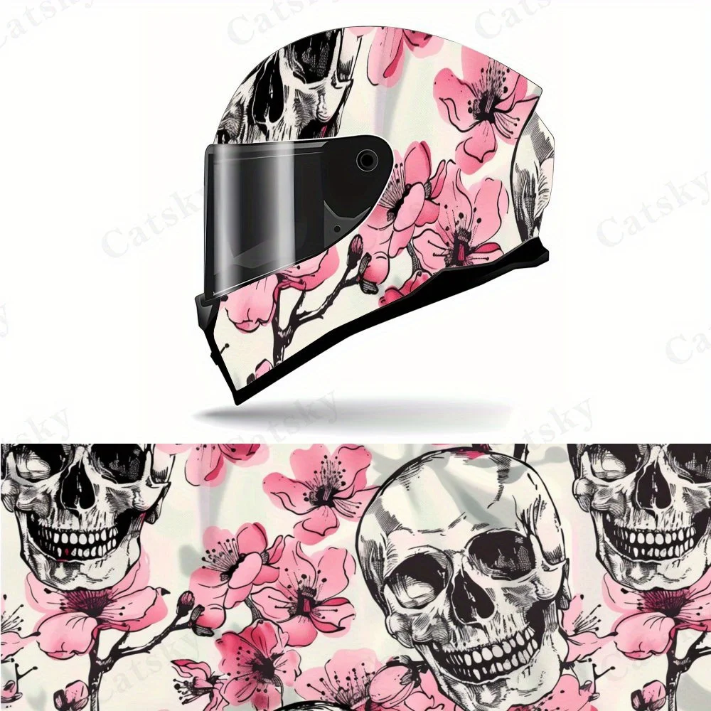 Full Face Skull Sakura Texture Helmet Sticker - Strong Toughness PVC, Motorcycle Helmet Unique Aesthetic Embellishment, Riding T
Full Face Skull Sakura Texture Helmet Sticker - Strong Toughness PVC, Motorcycle Helmet Unique Aesthetic Embellishment, Riding T