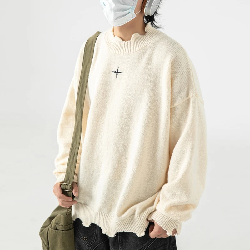 Fashion Solid Autumn Winter Loose Long Sleeve T-shirt Men Pullover Soft Solid Patchwork Irregular Pattern Sweater Warm Irregular
Fashion Solid Autumn Winter Loose Long Sleeve T-shirt Men Pullover Soft Solid Patchwork Irregular Pattern Sweater Warm Irregular