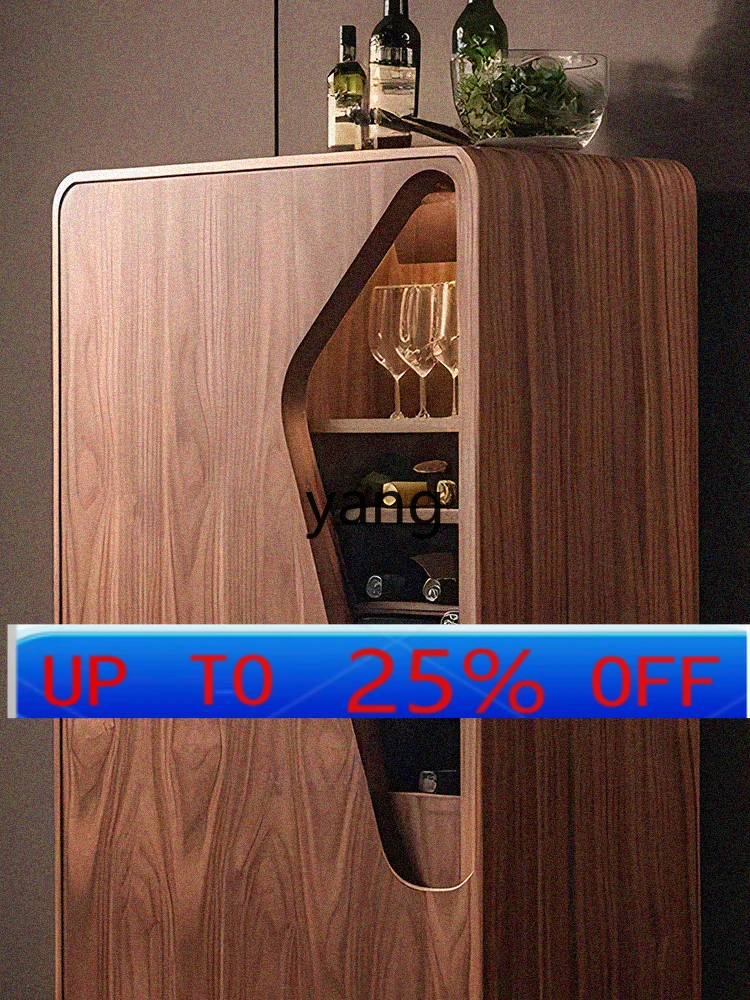 LHMinimalist Solid Wood Wine Cabinet Walnut Color Single Door Glass Living Room Storage Organizer
LHMinimalist Solid Wood Wine Cabinet Walnut Color Single Door Glass Living Room Storage Organizer