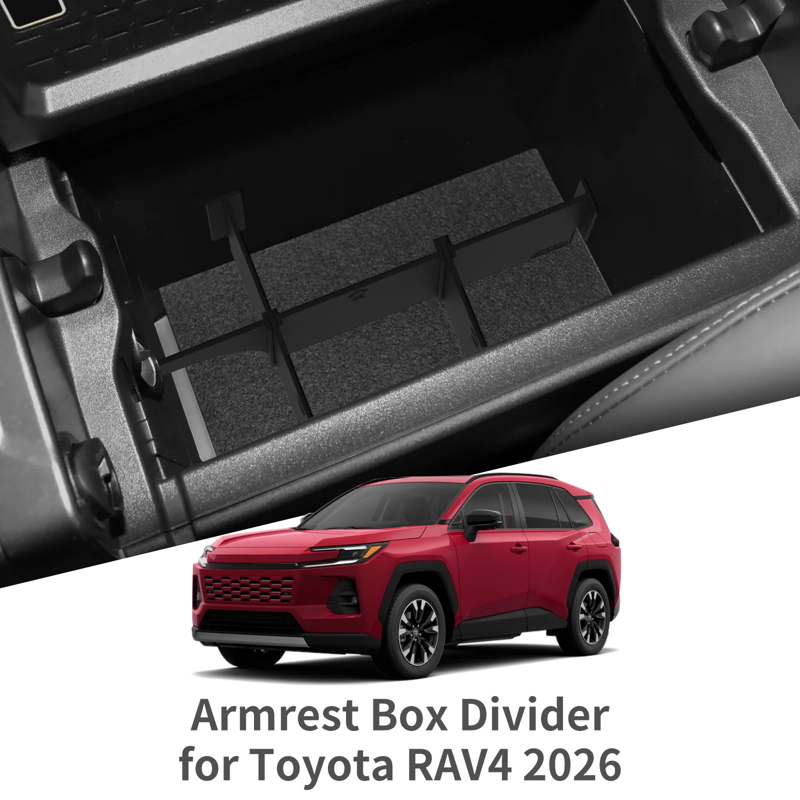 LUCKEASY для Toyota RAV4 2026: Органайзер-разделитель для центральной консоли, контейнер для хранения в подлокотнике, аксессуары из TPE
LUCKEASY для Toyota RAV4 2026: Органайзер-разделитель для центральной консоли, контейнер для хранения в подлокотнике, аксессуары из TPE